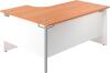 TC Panel Right Hand Radial Desk - 1400 x 1200mm