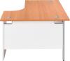 TC Panel Right Hand Radial Desk - 1400 x 1200mm