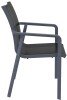 Zap Pacific Armchair - Dark Grey / Black