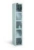 Probe Five Compartment Clear Door Single Nest Locker - 1780 x 305 x 305mm
