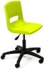 KI Postura+ Task Chair - Black Base - 730-855mm Height - 14+ Years - Lime Zest