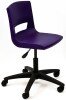 KI Postura+ Task Chair - Black Base - 730-855mm Height - 14+ Years - Sugar Plum