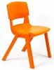 KI Postura+ Classroom Chair - 800mm Height - 14+ Years - Tangerine Fizz