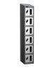 Probe Six Compartment Vision Panel Single Nest Locker - 1780 x 305 x 460mm