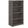 Dams Standard Bookcase 1440mm High - Grey Oak