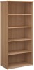 Dams Standard Bookcase 1790mm High - Beech