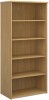 Dams Standard Bookcase 1790mm High - Oak