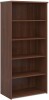 Dams Standard Bookcase 1790mm High - Walnut