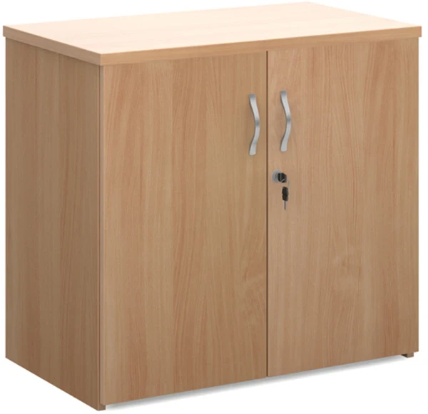 Gentoo Double Door Cupboard with 1 Shelf 740 x 800 x 470mm - Beech