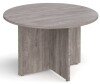 Dams Arrow Head Leg Circular Meeting Table 1200mm - Grey Oak