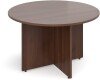 Dams Arrow Head Leg Circular Meeting Table 1200mm - Walnut