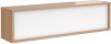 Gentoo Reception Modular Straight Top Hutch Unit - 1600 x 350mm - Beech/White