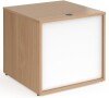 Gentoo Reception Modular Straight Base Unit - 800 x 800mm - Beech/White