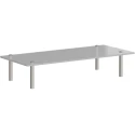 Gentoo Reception Modular Straight Glass Shelf - 800 x 340mm