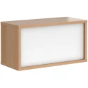 Gentoo Reception Modular Straight Top Hutch Unit - 800 x 350mm