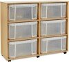 Monarch 6 x 48L Really Useful Box Storage Unit