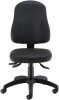 TC Calypso 2 Vinyl Operator Chair - Black