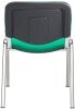 TC Club Chrome Frame Fabric Chair - Green