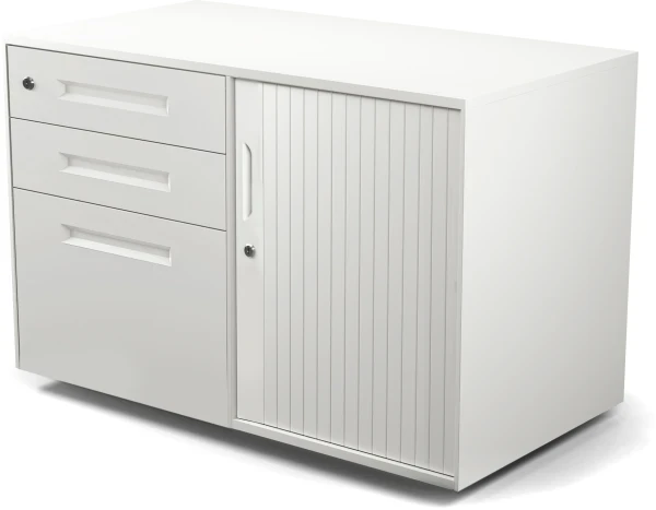 Formetiq Spectrum Caddy Unit 2 Personal Drawers 1 File Drawer Shelf Tambour Cupboard (Right Hand)