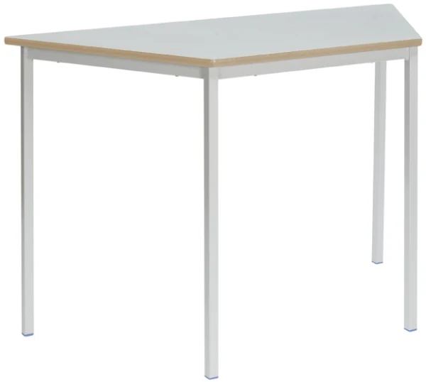 Metalliform Fully Welded Trapezoidal Table - MDF Edge - 1100 x 550mm