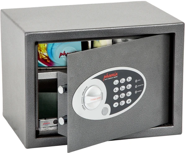 Phoenix Safe SS0802E Vela Home & Office Security Safe with Electronic Lock - 250mm 350mm 250mm