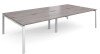 Dams Adapt Sliding Top Double Back To Back Desks 3200mm X 1600mm