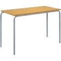 Metalliform EXPRESS Crushed Bent Rectangular Table - MDF Edge - 1100 x 550mm