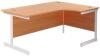 TC Single Leg Corner Desk 1800 x 1200mm - Beech