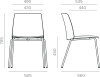 Formetiq Seattle 4-Leg Chair - Pack of 12