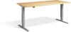Lavoro Advance Height Adjustable Desk - 1200 x 800mm - Oak