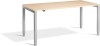 Lavoro Crown Height Adjustable Desk - 1800 x 800mm - Maple
