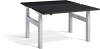 Lavoro Duo Height Adjustable Desk - 1200 x 800mm - Black