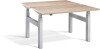 Lavoro Duo Height Adjustable Desk - 1800 x 800mm - Timber