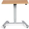 Lavoro Flex 4-wheel Mobile Desk 900 x 600mm - Oak