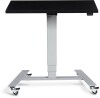 Lavoro Flex 4-wheel Mobile Desk 900 x 600mm - Black