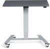 Lavoro Flex 4 Wheel Mobile Desk - 800 x 600mm - Graphite