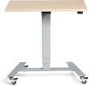 Lavoro Flex 4-wheel Mobile Desk 900 x 600mm - Maple