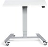 Lavoro Flex 4 Wheel Mobile Desk - 800 x 600mm - White