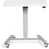 Lavoro Flex 4-wheel Mobile Desk 900 x 600mm - White