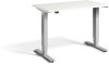 Lavoro Mini Height Adjustable Desk - 1000 x 600mm - White