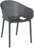 Siesta Sky Stacking Armchair - Dark Grey