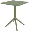 Zap Sky Square Table - Olive Green