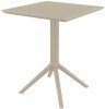 Zap Sky Square Table - Taupe