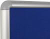 Spaceright SmartShield FlameShield Aluminium Framed Noticeboard - 1500 x 1200mm - Blue