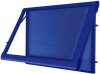 Spaceright Premium FlameShield Internal Showcase - 1005 x 735mm - Blue Frame & Blue Felt