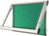 Spaceright Premium FlameShield Internal Showcase - 1005 x 735mm - Aluminium Frame & Green Felt