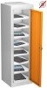 Probe TabBox Single Door 8 Compartment Locker - 1000 x 305 x 305mm - Orange (RAL 2003)