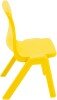 Titan One Piece Classroom Chair - (3-4 Years) 260mm Seat Height - Yellow