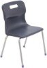 Titan 4 Leg Classroom Chair - (6-8 Years) 350mm Seat Height - Charcoal