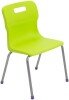 Titan 4 Leg Classroom Chair - (6-8 Years) 350mm Seat Height - Lime